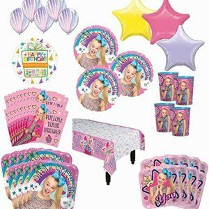 JoJo Siwa Birthday Party Supplies 16 Guest Kit
